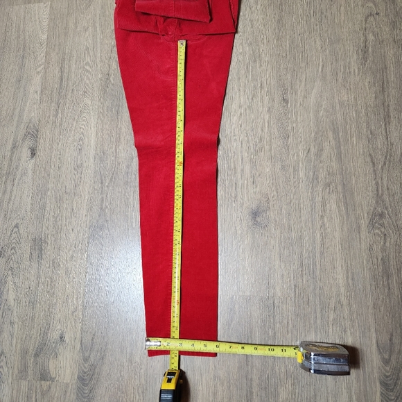 OLD NAVY SIZE 10 RED CORDUROY PANTS - Picture 8 of 8